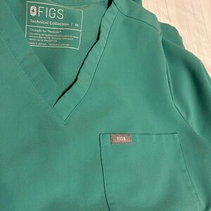 Figs Women's Top in surgical green